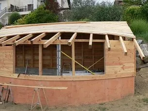 Montage de la structure Bois