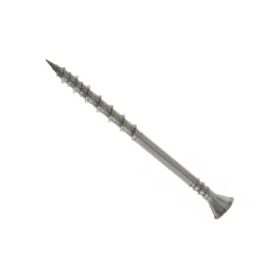 Vis pour lames de terrasse bois, double filetage, inox A2, D5 L70 - Réf. SV5.0X70L300A2
