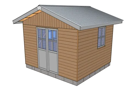 Dimensions générales de ma cabane