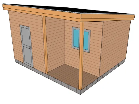 Dimensions générales de ma cabane