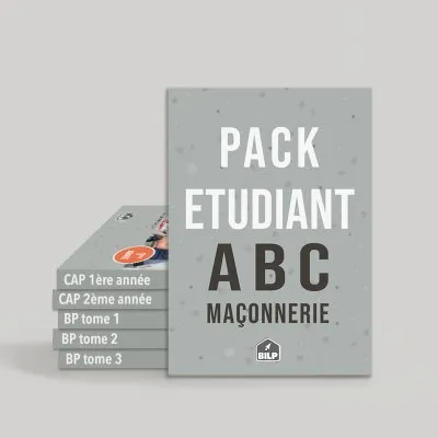 Pack ETUDIANT : cours de Maçonnerie, CAP, BP et BAC PRO (TÉLÉCHARGEMENT)