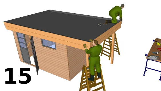 Poser la bande étanche