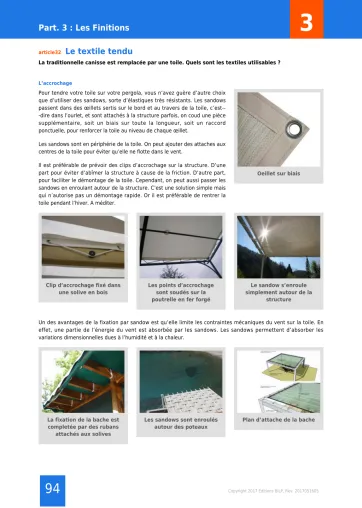 Extrait de la rubrique textile tendu