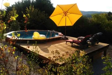 Une terrasse en bois réalisée par un de nos membres