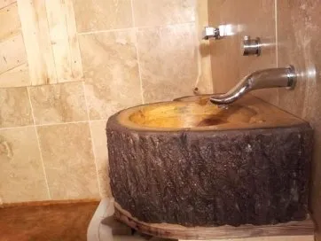 Vasque en bois