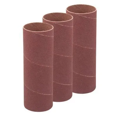 Lot de 3 manchons de ponçage de 140mm - D38mm, grains 60 - Réf. 272823