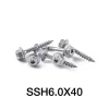Vis connecteurs acier sur bois, SSH6.0X40 - Réf. 75128
