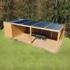 Réalisation d'un pool house et pergola bioclimatique avec les kits de lames orientables SUNDIY RAL 7016
