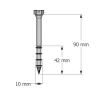 Vis connecteurs acier sur bois, SSH10.0X90 - Réf. 75153