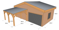 Dimension globale abri et carport