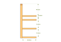 Dimensions ossatures murs LATERAUX