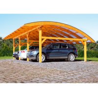 Carport toiture cintree