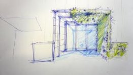 dessin pergola