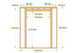 Dimensions ossatures M1