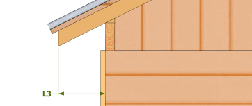 Porte-à-faux profondeur L3