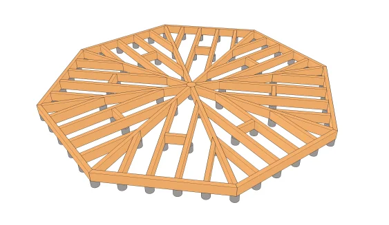 Plateforme polygonale